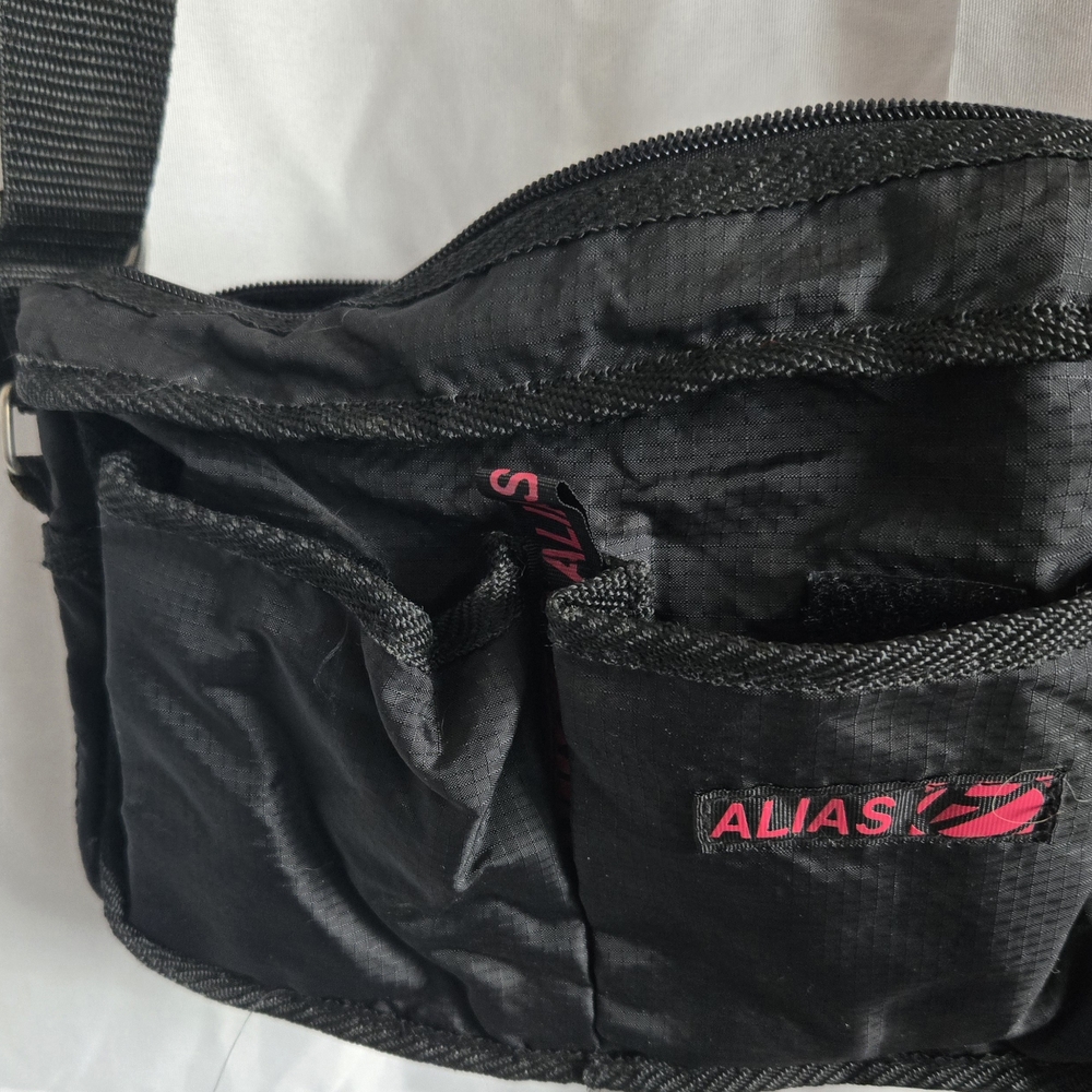 Alia Black Crossbody Bag for Men